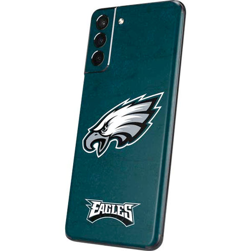 NFL Philadelphia Eagles Distressed Galaxy S21 Plus 5G Skin